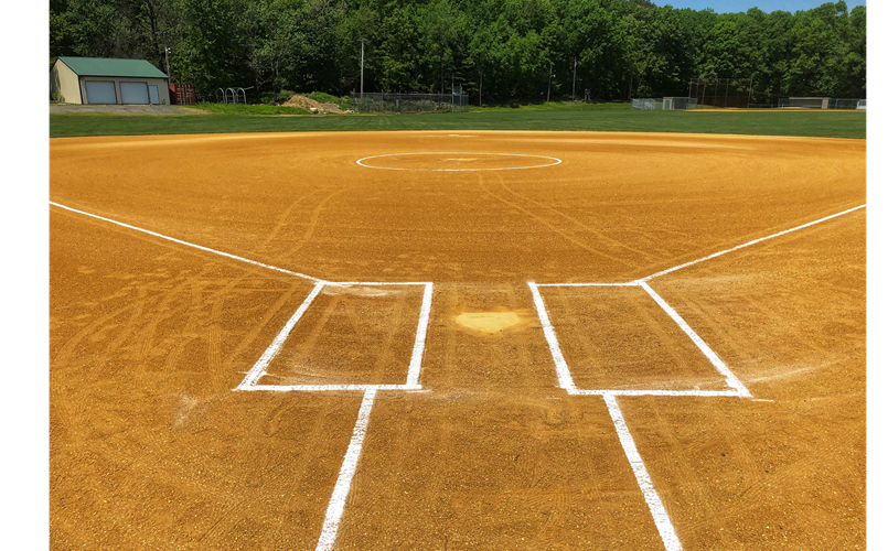 Softball field at Robert Street